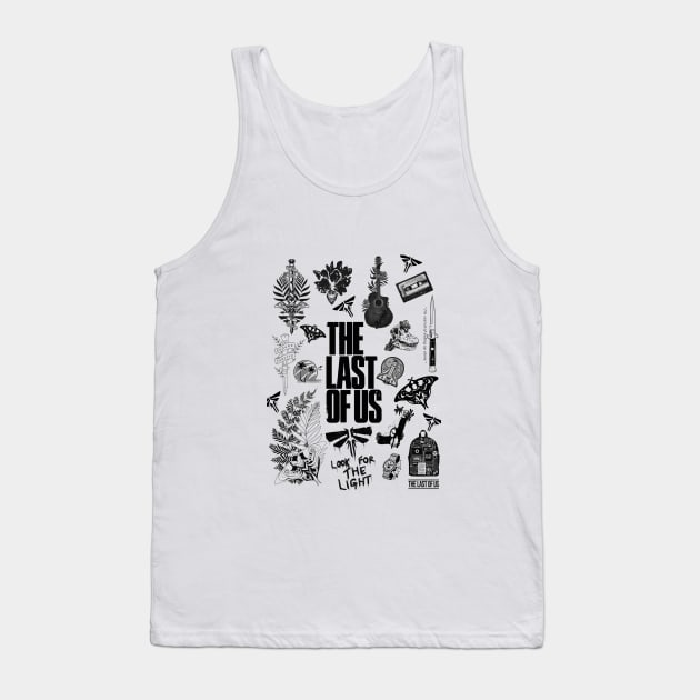 The Last of Us all in one black Tank Top by Blue Button